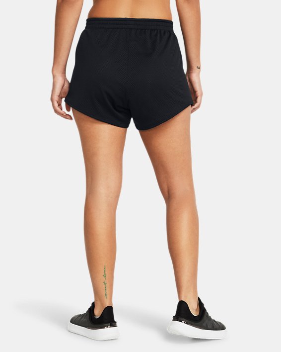 Women's UA Tech™ Mesh 3" Shorts in Black image number 1